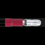 Male Bullet Terminal 4mm, Red - Pack of 100 image
