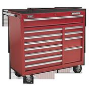 Superline PRO(R) Heavy-Duty Rollcab 12 Drawer - Red