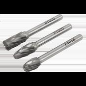 Tungsten Carbide Rotary Burr Set 3pc - Ripper/Coarse image
