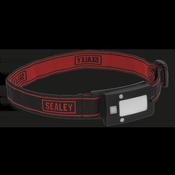 Rechargeable Head Torch with Auto-Sensor 2W COB LED - Black image
