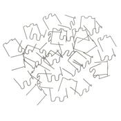 Wave Staple 0.6mm - Pack of 100 image