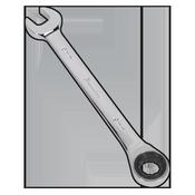 Combination Ratchet Spanner 19mm image