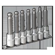Ball-End Hex Socket Bit Set 1/2"Sq Drive 7pc image