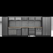 Superline PRO(R) Storage System with Pressed Wood Worktop 4.92m