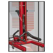 Air/Hydraulic Vehicle Lift with Foot Pedal 1.5 Tonne image