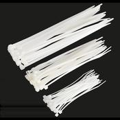 Cable Tie Assortment, White - Pack of 75 image