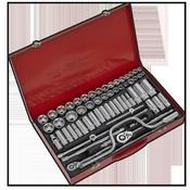 Metric/Imperial/Whitworth Socket Set 3/8" &amp;amp; 1/2"Sq Drive 64pc image