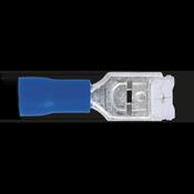 Piggy-Back Terminal 6.3mm, Blue - Pack of 100 image