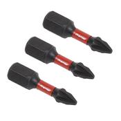 Pozi Impact Power Tool Bits #1 x 25mm 3pc image