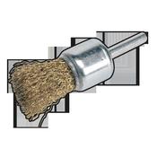 Flat Top Crimped Wire Decarbonising Brush 25mm