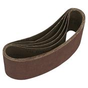 76 x 457mm Sanding Belt 120Grit - Pack of 5 image