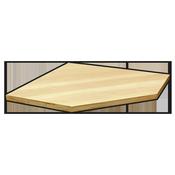 Superline PRO(R) Pressed Wood Worktop for Modular Corner Cabinet 865mm image