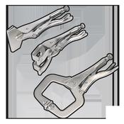 C-Clamp &amp;amp; Welding Clamp Set 3pc image