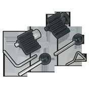 Diesel Engine Timing Tool Kit for VAG, Ford, Dodge, Mitsubishi 1.2D/1.4D/1.6D/1.9D/2.0D TDi Common Rail - Belt Drive