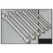 Double Flexi-Head Socket Spanner Set 6pc image