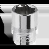 Fully Polished Socket 3/8"Sq Drive 15mm image