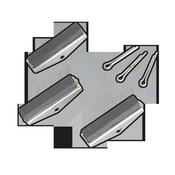 Cylinder Hone Stone Set 3 x 1-1/8" - Fine image