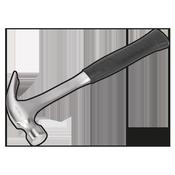 Steel One-Piece Claw Hammer 16oz image