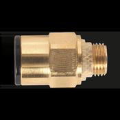 John Guest(R) Brass SuperThread Straight Adaptor 8mm x 1/8"BSP - Pack of 2 image