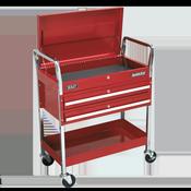 Superline PRO(R) Heavy-Duty Trolley with Lockable Top &amp;amp; 2 Drawers 2-Level