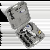 Air Impact Wrench Kit with Sockets 1/2"Sq Drive image