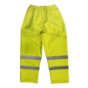 Hi-Vis Yellow Waterproof Trousers - X-Large image