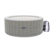 2-4 Person Inflatable Hot Tub/Spa with Smart Pump - Rattan Effect