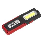 Rechargeable Inspection Light with Power Bank 5W COB &amp;amp; 3W SMD LED - Red image