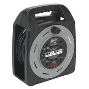 25m Box Type Cable Reel with Thermal Trip 4 x 230V image