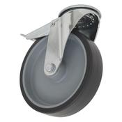 100mm Castor Wheel with Bolt Hole &amp;amp; Total Lock image