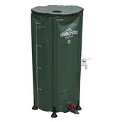Collapsible PVC Garden Water Butt with Zipped Lid &amp;amp; Drain Tap 100L image