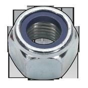 Zinc Plated Nylon Locknut M16, DIN 982 - Pack of 25 image