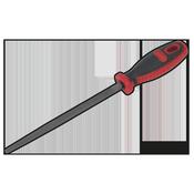 Square Engineer's File 200mm