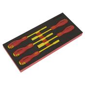 Insulated Nut Driver Set with Tool Tray 5pc - VDE Approved