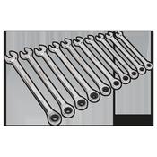 Extra-Long Combination Ratchet Spanner Set 10pc