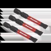 Slotted Impact Power Tool Bits 6.5 x 50mm 3pc image