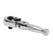Stubby Flexi-Head Ratchet Wrench 1/4"Sq Drive image