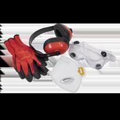Flexi Grip Gloves, FFP2 Mask, Goggles &amp;amp; Ear Defenders