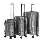 Lightweight ABS Luggage Set 3pc - Silver image