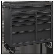 Superline PRO(R) Black Edition Rollcab with 11 Soft Close Drawers 1040mm