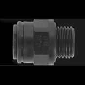 John Guest(R) Straight Adaptor 8mm x 1/4"BSP - Pack of 5
