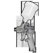 Siegen General-Purpose Gravity Feed Touch-Up Spray Gun 1mm Set-Up image