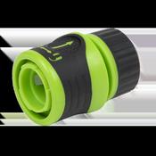 Soft-Touch Hose Connector With Water Stop &amp;amp; Lock 1/2"-5/8"