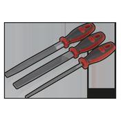 Engineer's File Set 200mm 3pc image