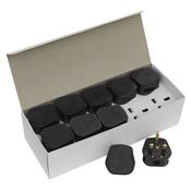 13A Plug, Black - Pack of 20 image