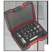 TRX-P* &amp;amp; TRX-TS* Security Bit Set 1/4" &amp;amp; 3/8"Sq Drive 23pc image