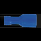 Fully Insulated Female Terminal 6.3mm, Blue - Pack of 100 image
