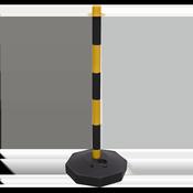Post with Base - Black/Yellow image