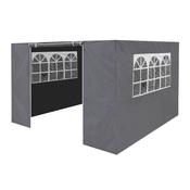 Premium Gazebo/Marquee Side Walls/Doors/Windows, Fits 3 x 3m Models - Grey image