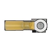 Heat Shrink Ring Terminal 6.4mm, Yellow - Pack of 25 image